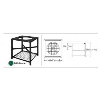 Table modulaire (Cadre) Large BIG GREEN EGG