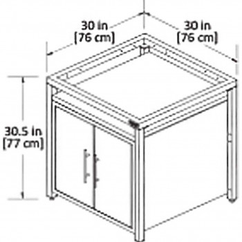 Meuble d'extension BIG GREEN EGG